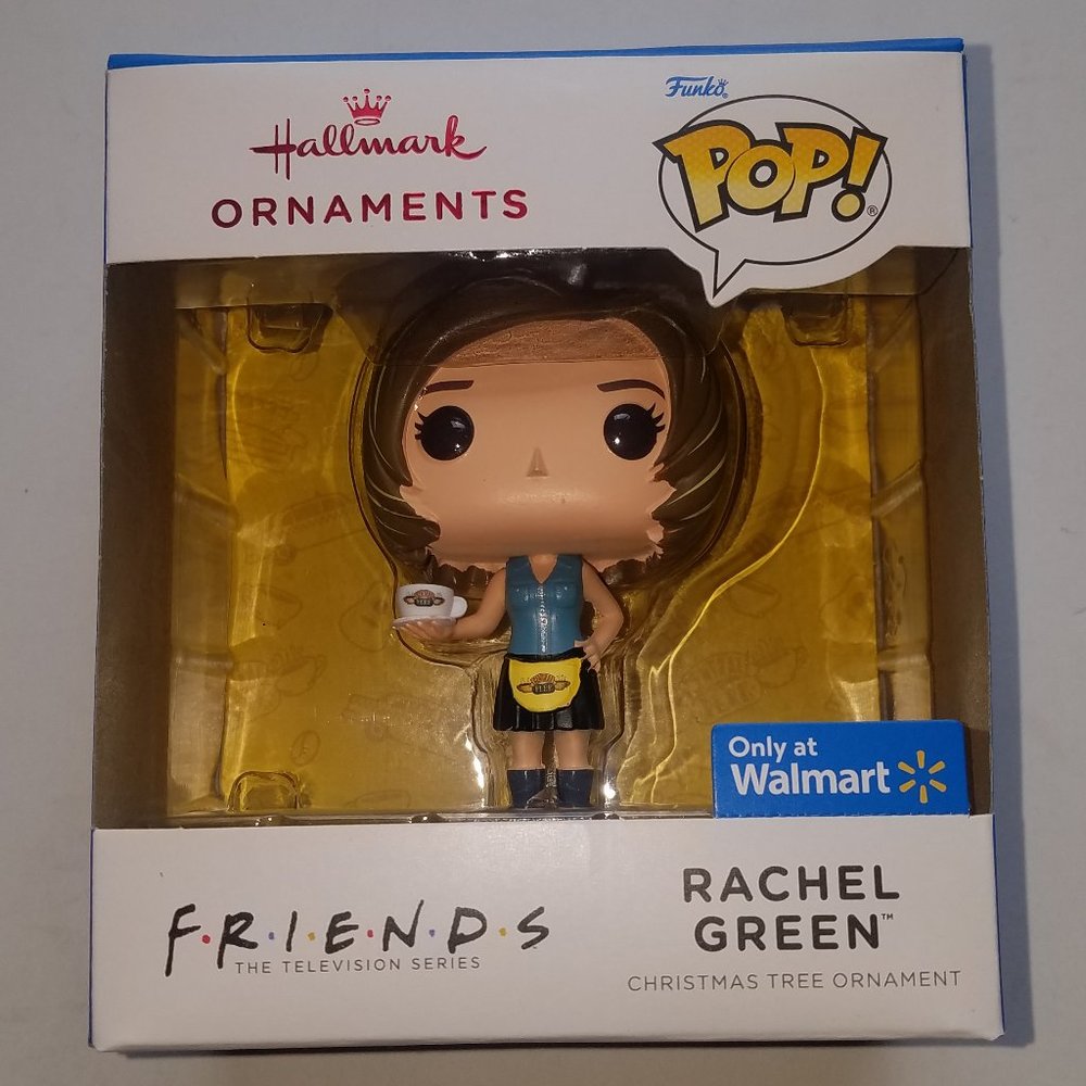 Hallmark Funko Pop Friends rachel green 3in Resin Xmas Tree Ornament